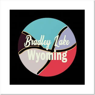 Bradley Lake Wyoming travel souvenir Posters and Art